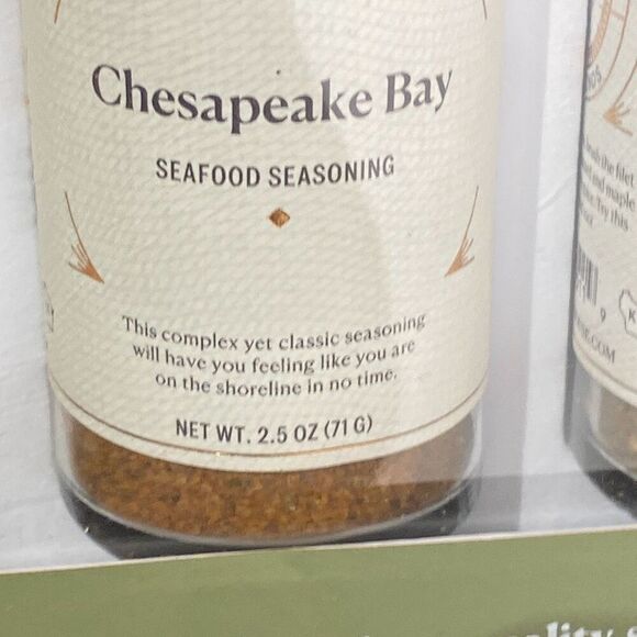 Set of 4 Jar The Spice House Seafood Seasoning Gift Box Cocktail Collection NWT - Picture 10 of 11